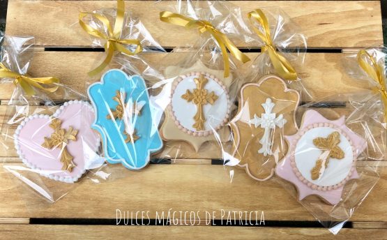 Galletas cruces bautizo y comunión