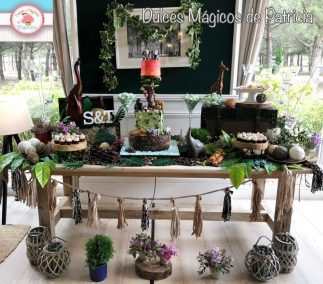 Candy bar boda Safari S&T