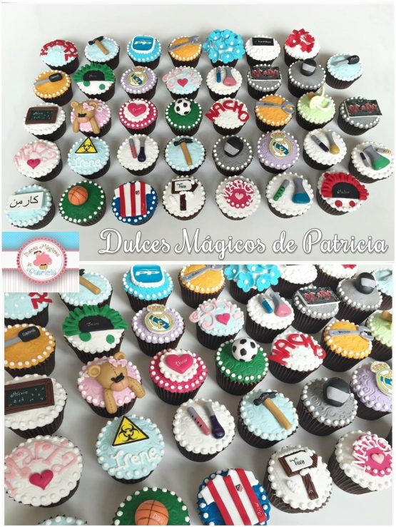 Cupcakes decorados varios