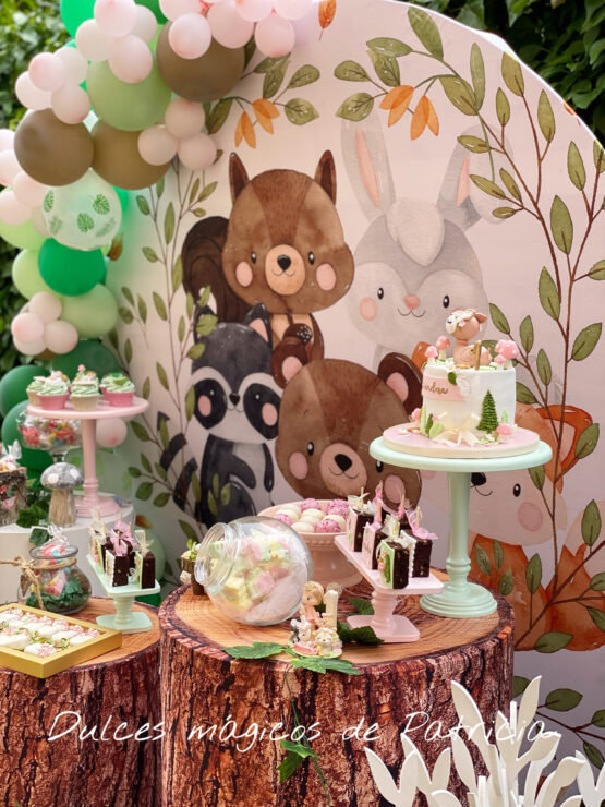 Candy bar animales del bosque
