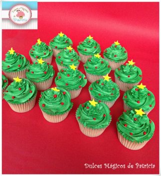Cupcakes decorados navidad