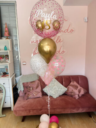 Decoración globos felices 18