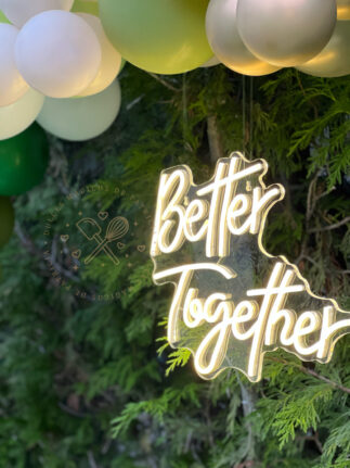 Decoración de globos arco Better Together