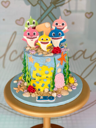 Tarta infantil Baby shark