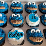 Cupcakes monstruo de las galletas