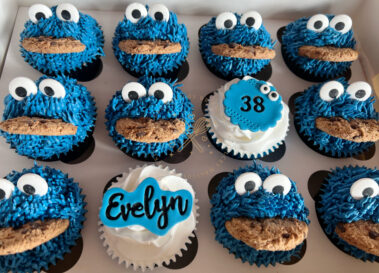 Cupcakes monstruo de las galletas