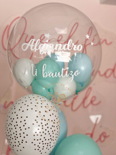 Globos helio Mi Bautizo