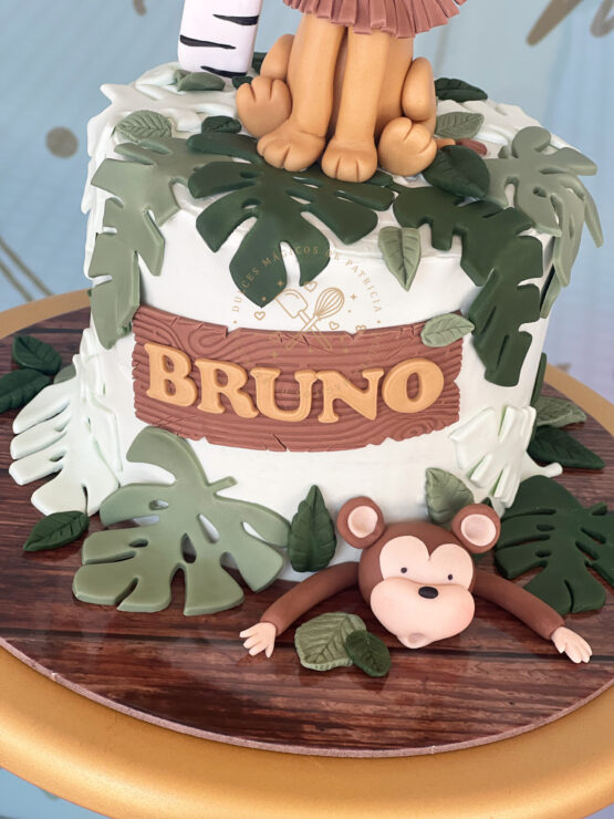 Tarta decorada animales