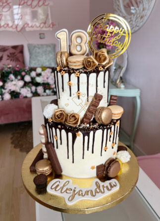 Drip cake 18 años