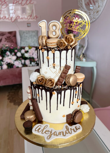 Drip cake 18 años