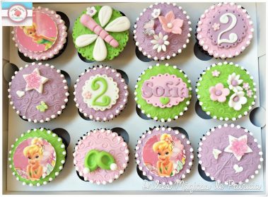 Cupcakes decorados temática Campanilla