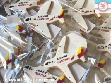 galletas personalizadas aviones