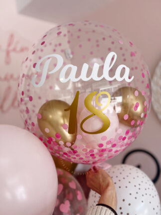 Decoración globos felices 18