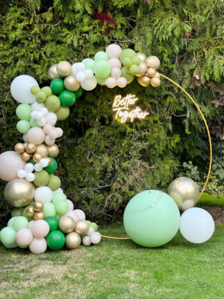 Decoración de globos arco Better Together