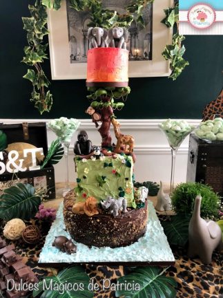 Candy bar boda Safari S&T