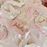 Galletas bautizo/comunión con palomas
