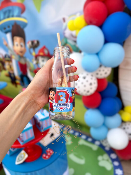 Decoración de cumpleaños Patrulla Canina