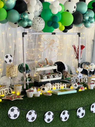 Candy bar comunión futbol