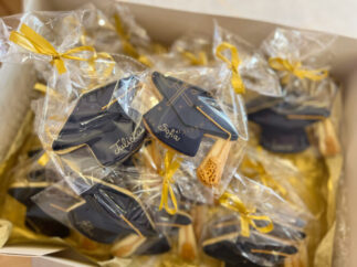 Galletas decoradas birrete de graduación