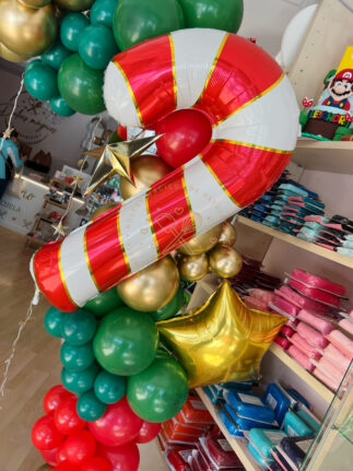 Decoración de globos Navidad