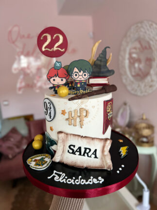 Tarta decorada Harry Potter