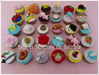 Cupcakes decorados disney
