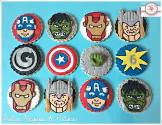 Galletas personalizadas superheroes