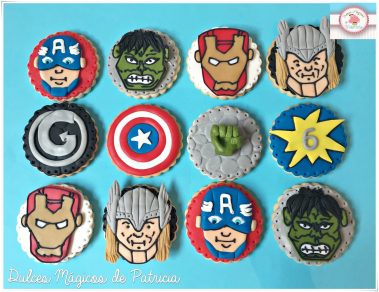 Galletas personalizadas superheroes