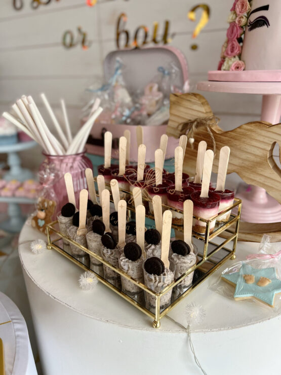 Candy Bar revelación sexo bebé