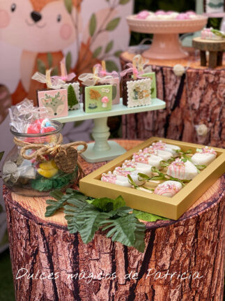 Candy bar animales del bosque