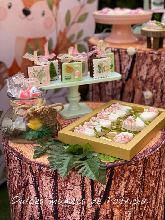 Candy bar animales del bosque