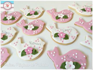 galletas personalizadas pajaritos