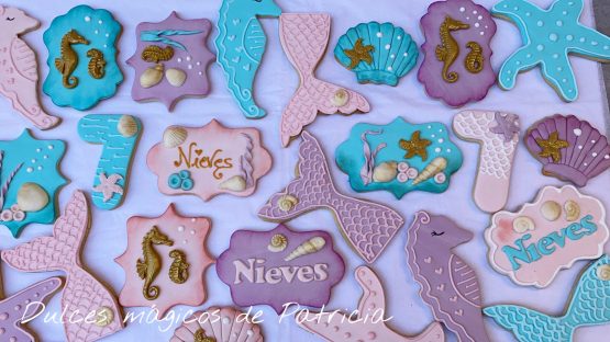 Galletas personalizadas sirena