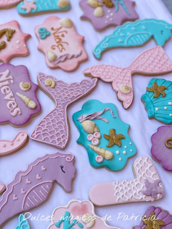 Galletas personalizadas sirena