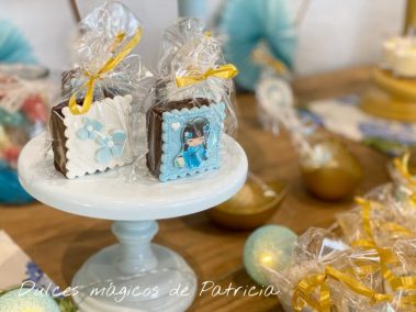 brownies decorados boda