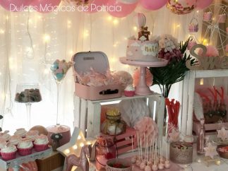 candy bar alcalá de henares baby shower niña