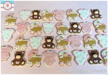 galletas bautizo baby shower niña