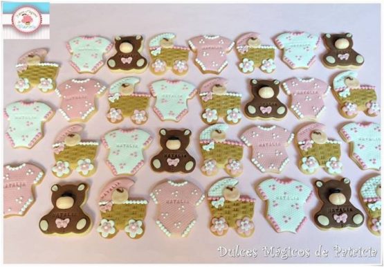 galletas bautizo baby shower niña