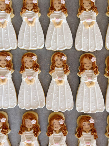 Galleta niña de comunión