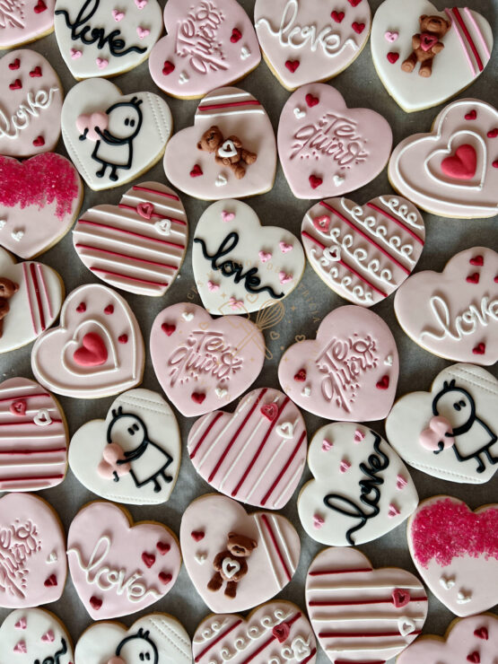 Galletas decoradas San Valentín