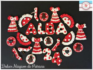 galletas personalizadas flamenca