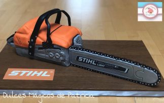 Tarta decorada corporativa Stihl