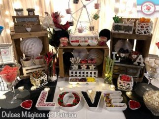 Candy bar boda LOVE