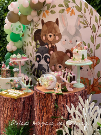 Candy bar animales del bosque