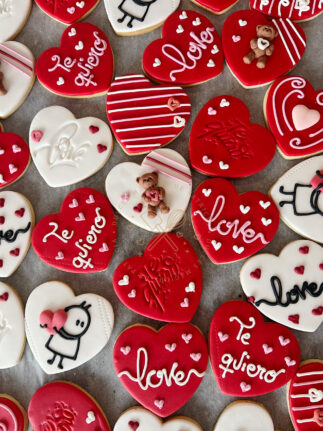 Galletas decoradas San Valentín