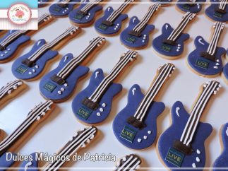 galletas personalizadas guitarra