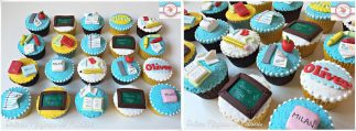 Cupcakes decorados temática maestros