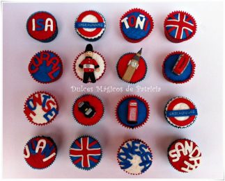 Cupcakes decorados Londres