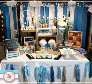 Candy bar baby shower niño