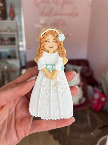 Galleta niña de comunión
